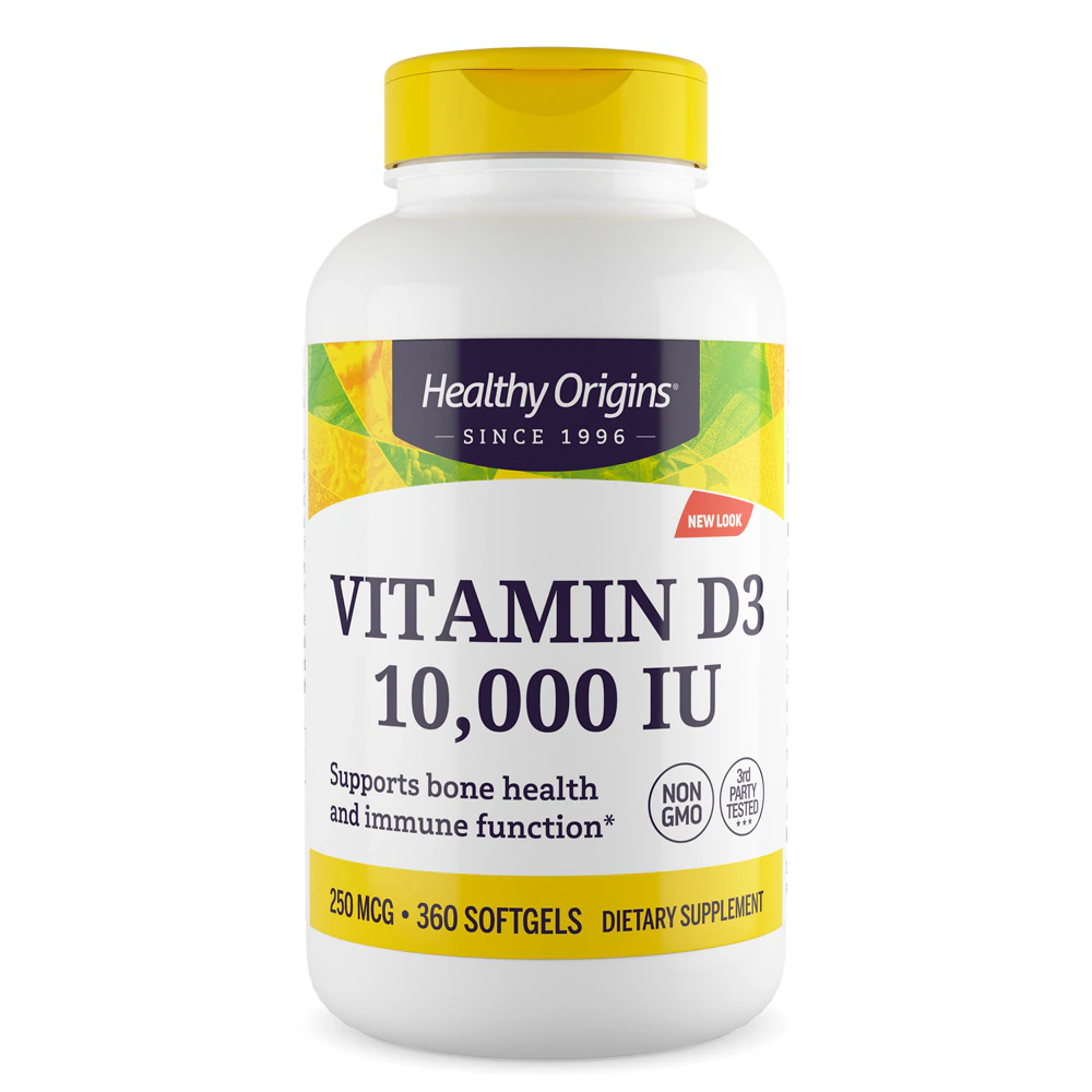 Healthy Origins Vitamin D3 -- 360 Softgels