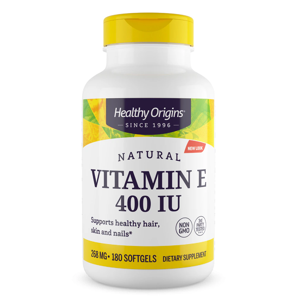 Healthy Origins Vitamin E -- 400 IU - 180 Softgels