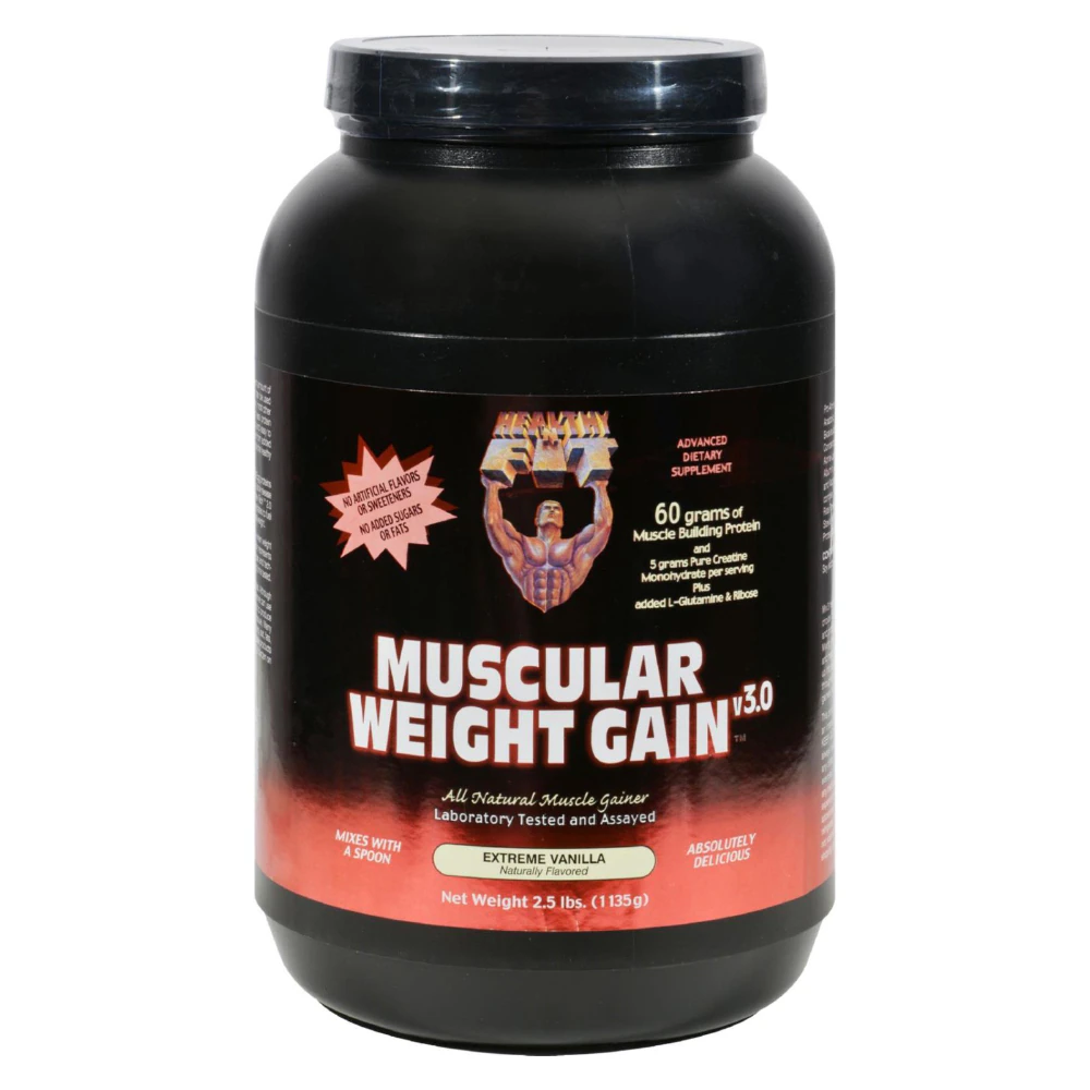 Healthy'N Fit Muscular Weight Gain v3.0 Extreme Vanilla -- 2.5 Powder