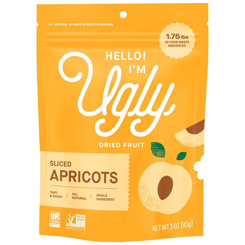 Hello! I'm Ugly Dried Fruit - Sliced Apricots -- 3 oz