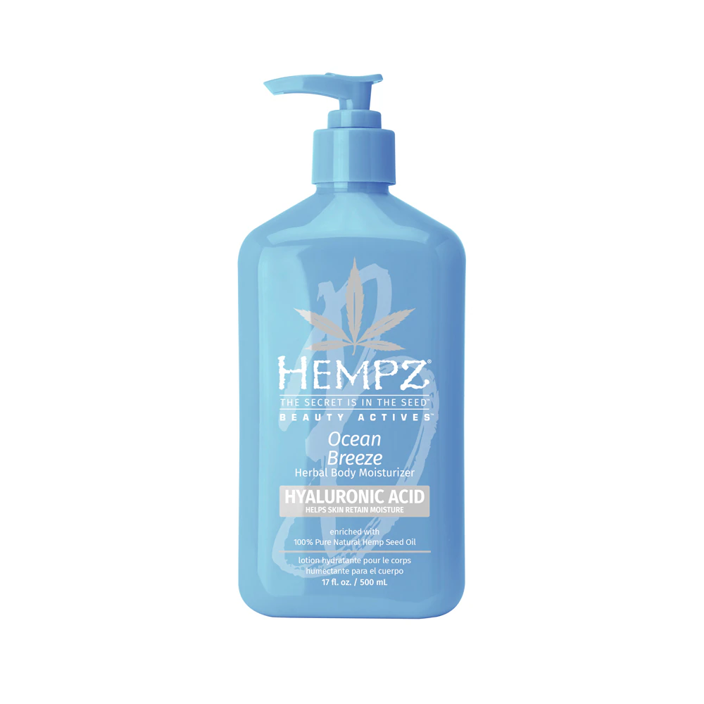 Hempz Herbal Body Moisturizer with Hyaluronic Acid - Ocean Breeze -- 17 fl oz