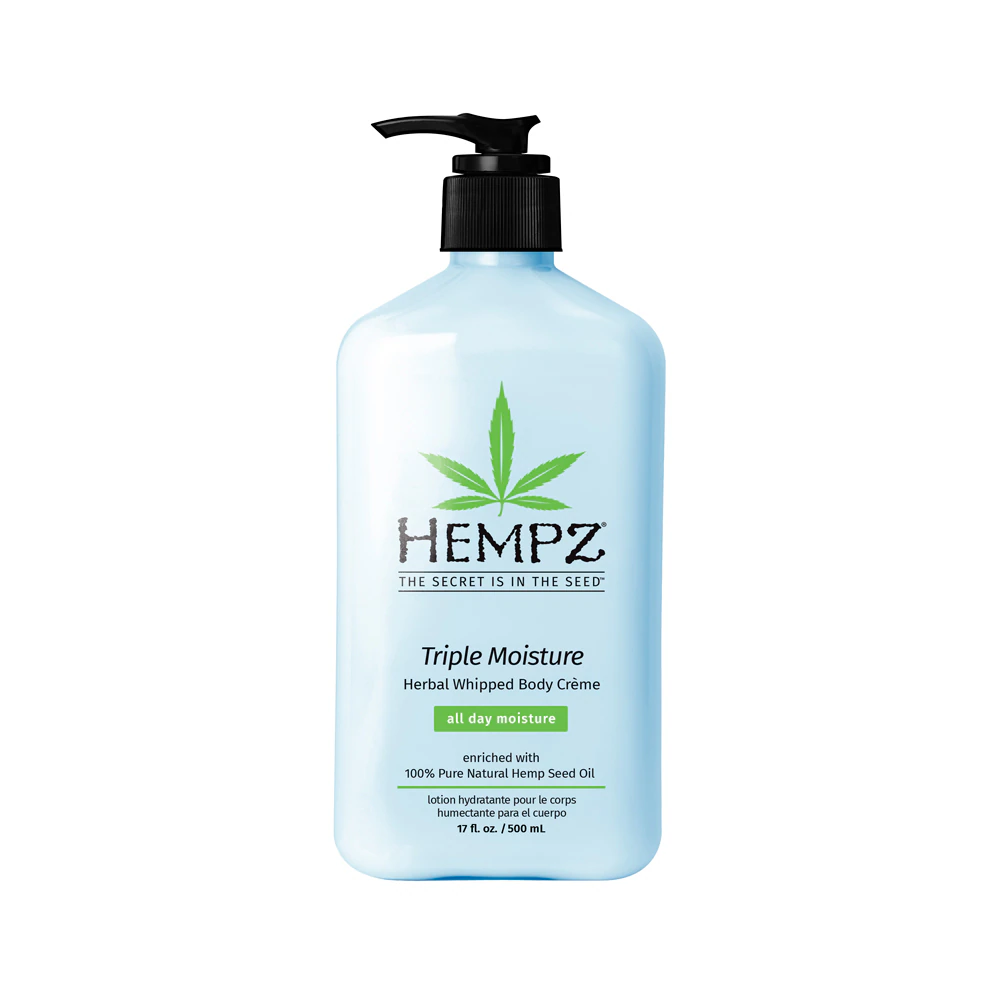 Hempz Triple Moisture Herbal Whipped Body Creme -- 17 fl oz