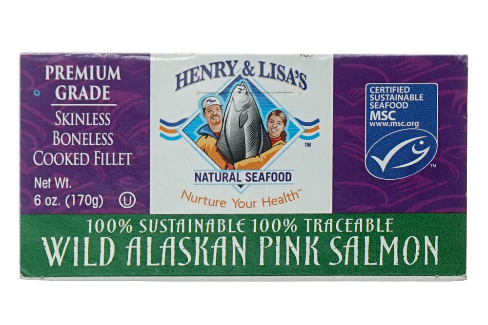 Henry & Lisa's Natural Seafood Wild Alaskan Pink Salmon -- 6 oz