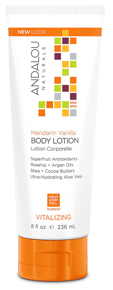 Andalou Naturals Vitalizing Body Lotion Mandarin Vanilla -- 8 fl oz