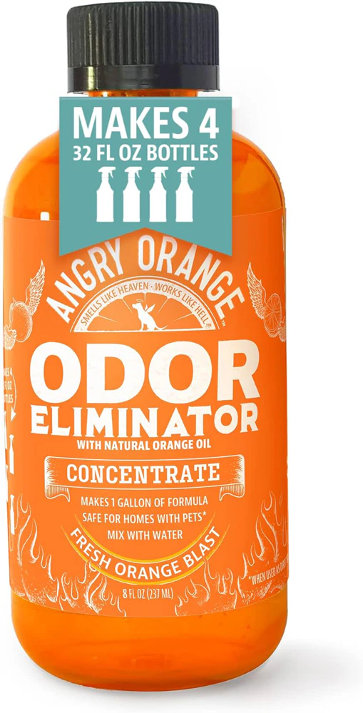Angry Orange Pet Odor Eliminator Concentrate Fresh Orange -- 8 fl oz