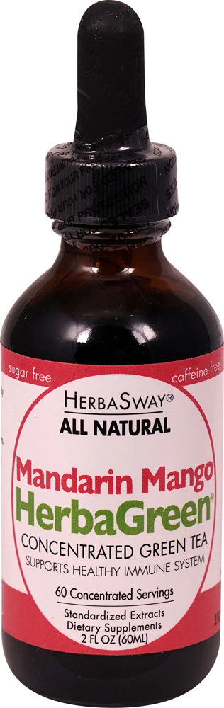 Herbasway Laboratories HerbaGreen? Concentrated Tea Mandarin Mango -- 2 fl oz