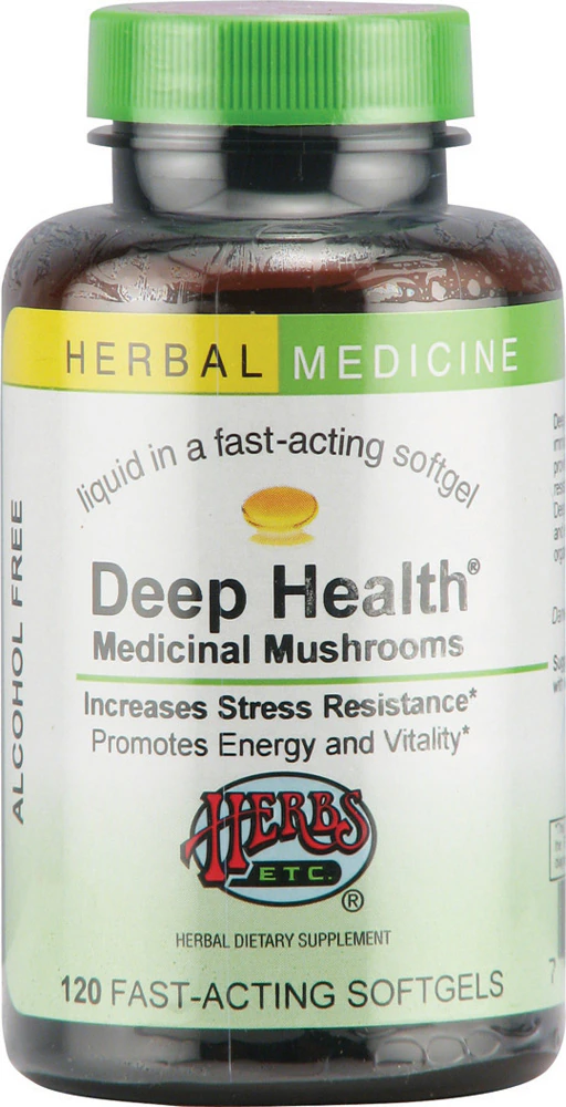 Herbs Etc. Deep Health? Medicinal Mushrooms -- 120 Softgels