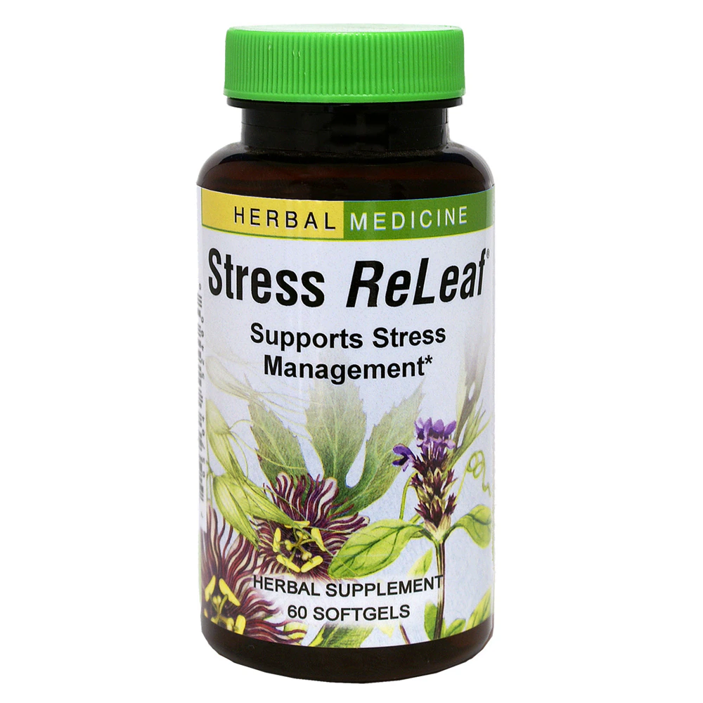 Herbs Etc. Stress ReLeaf Softgels -- 60 Softgels