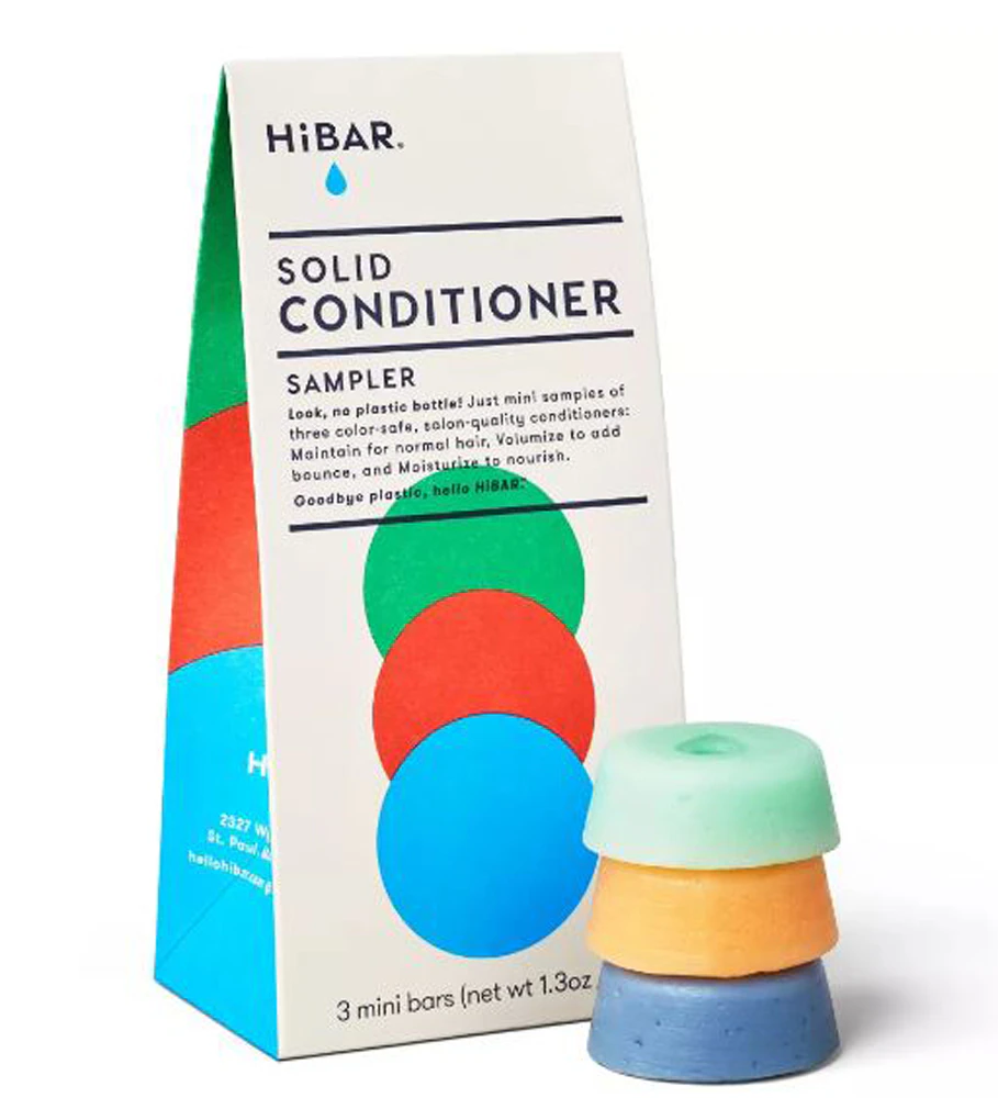 HiBar Conditioner Bars Sampler Set -- 3 Mini Bars
