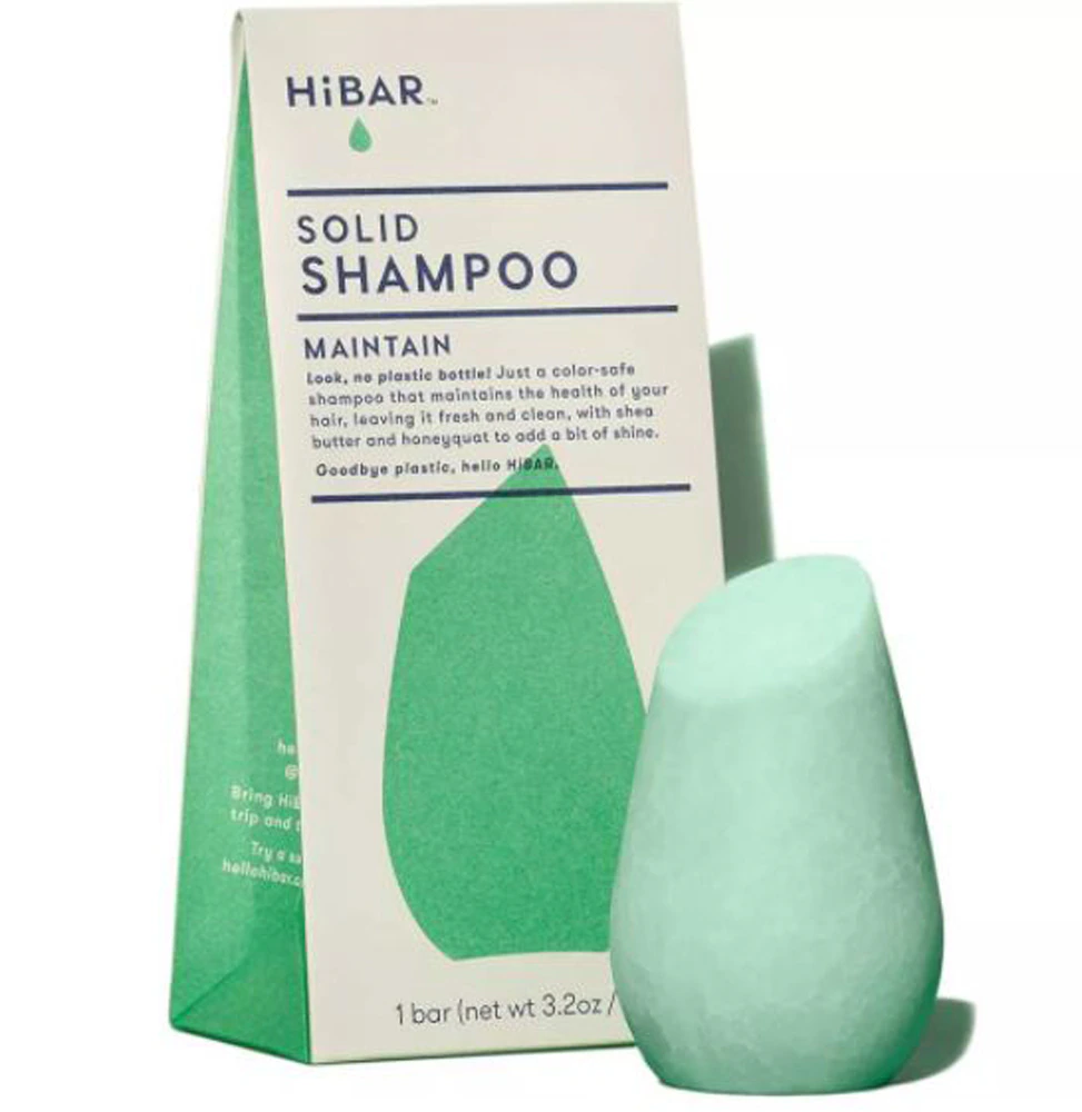 HiBar Solid Maintain Shampoo Bar -- 3.2 oz