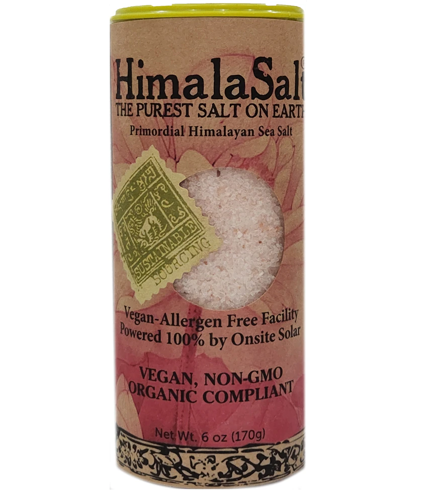 HimalaSalt Primordial Himalayan Sea Salt Fine Grain Shaker -- 6 oz