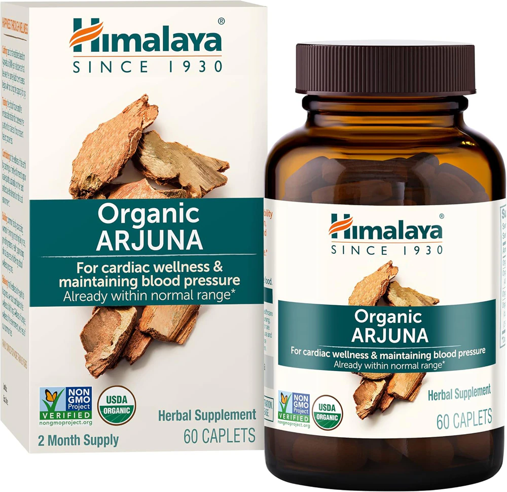 Himalaya Organic Arjuna -- 60 Caplets