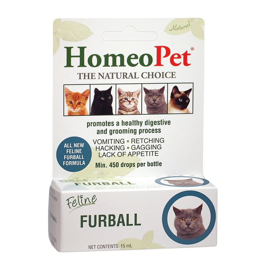 Homeo Pet Feline Furball Relief -- 15 mL