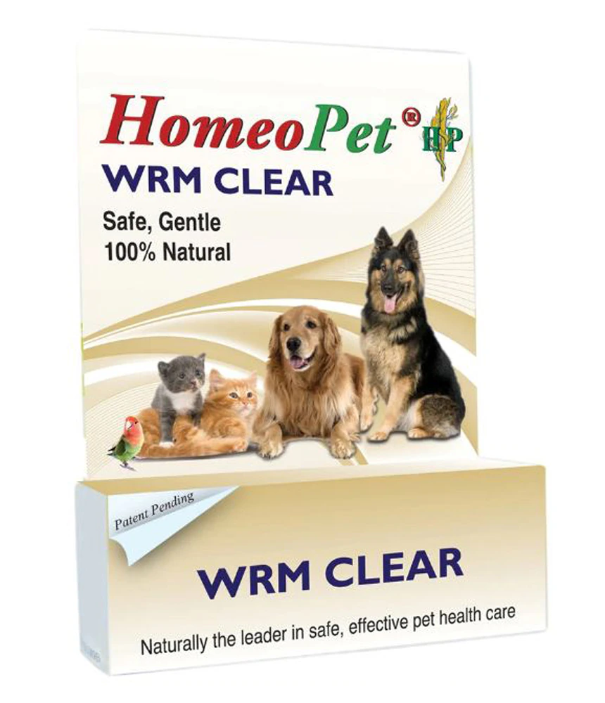 Homeo Pet WRM Clear for All Pet -- 0.08 fl oz