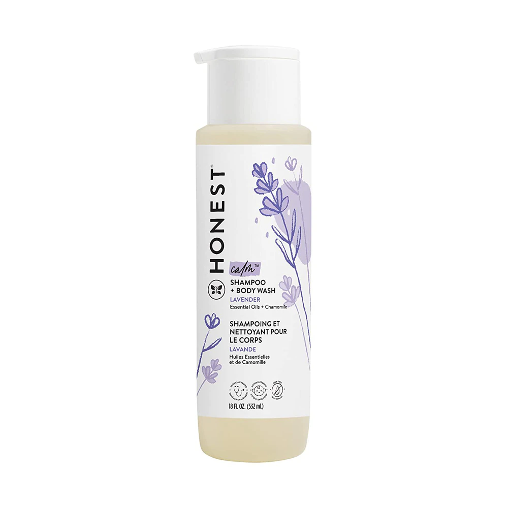 Honest Baby Shampoo + Body Wash Calm Lavender -- 18 fl oz
