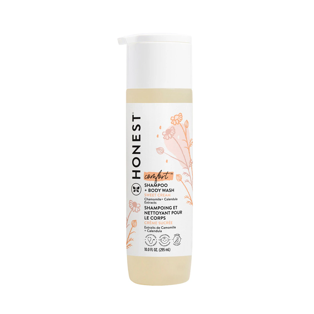 Honest Baby Shampoo + Body Wash Comfort Sweet Cream -- 10 fl oz