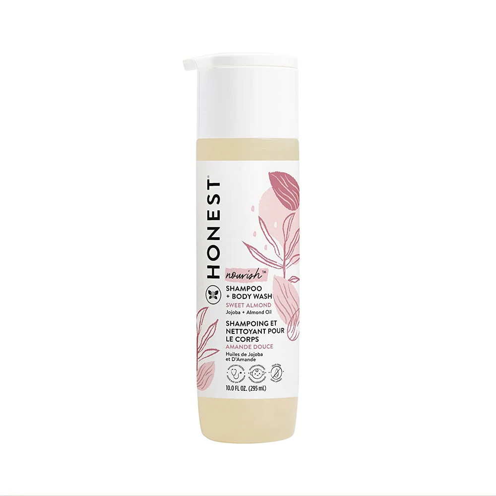 Honest Baby Shampoo + Body Wash Nourish Sweet Almond -- 10 fl oz