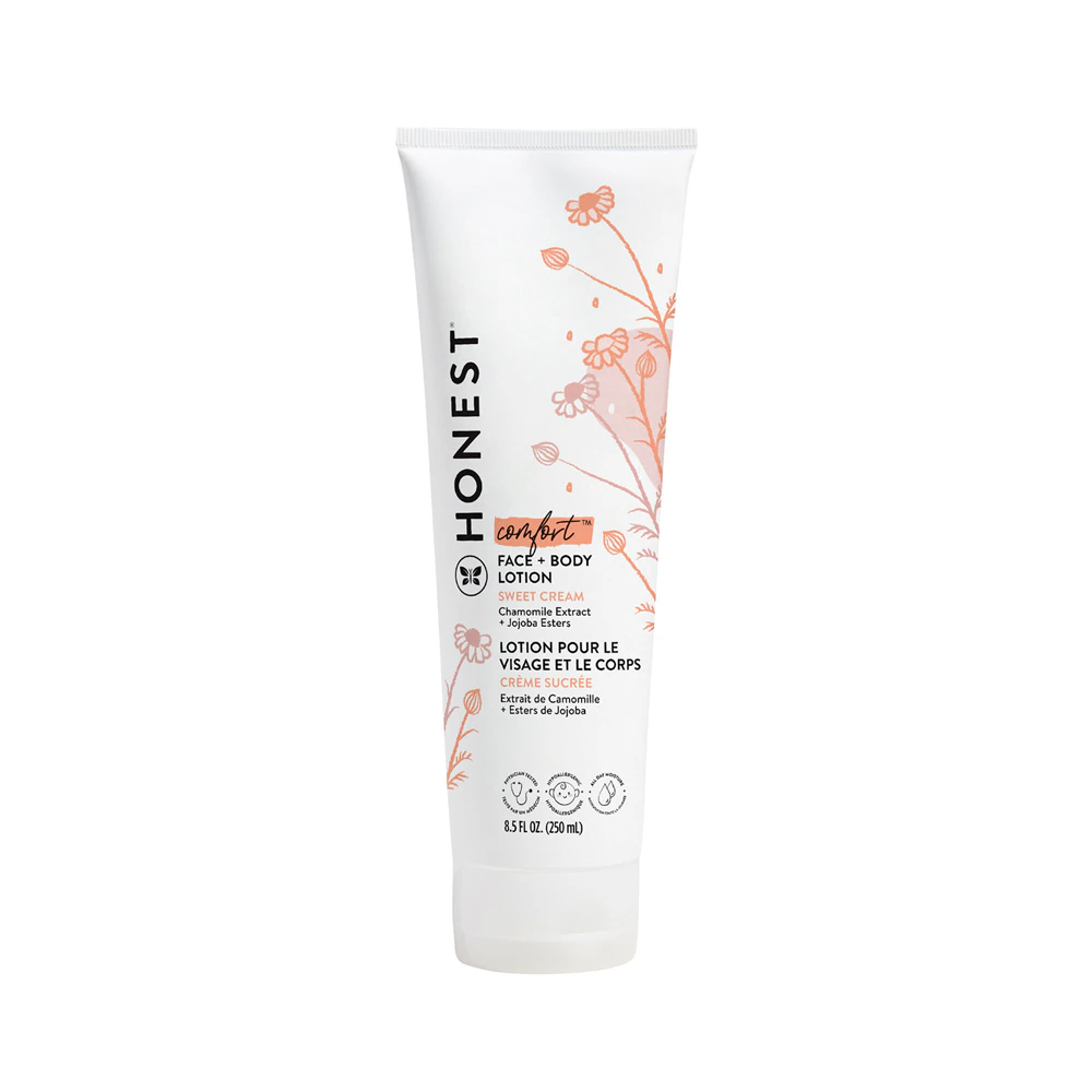 Honest Face & Body Lotion Comfort Sweet Cream -- 8 fl oz