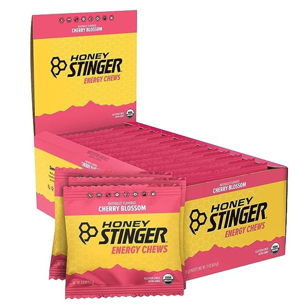 Honey Stinger Organic Energy Chews Cherry Blossom -- 12 Packets