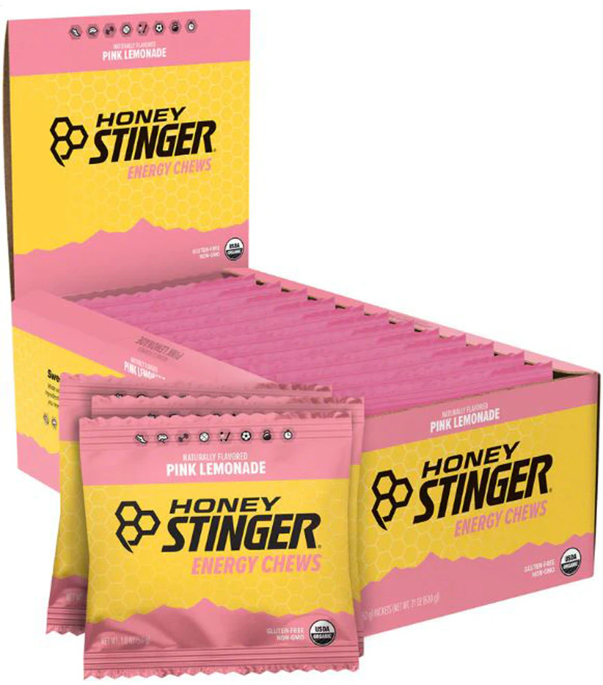 Honey Stinger Organic Energy Chews Pink Lemonade -- 12 Packets