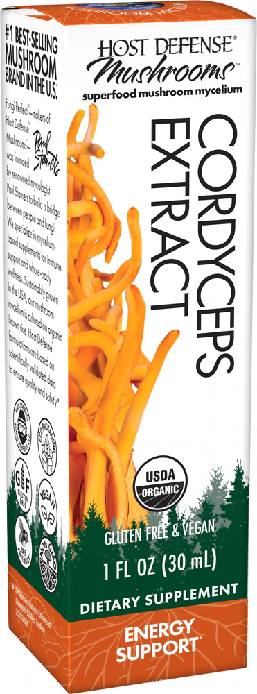 Host Defense Mushrooms Organic Cordyceps Extract -- 1 fl oz