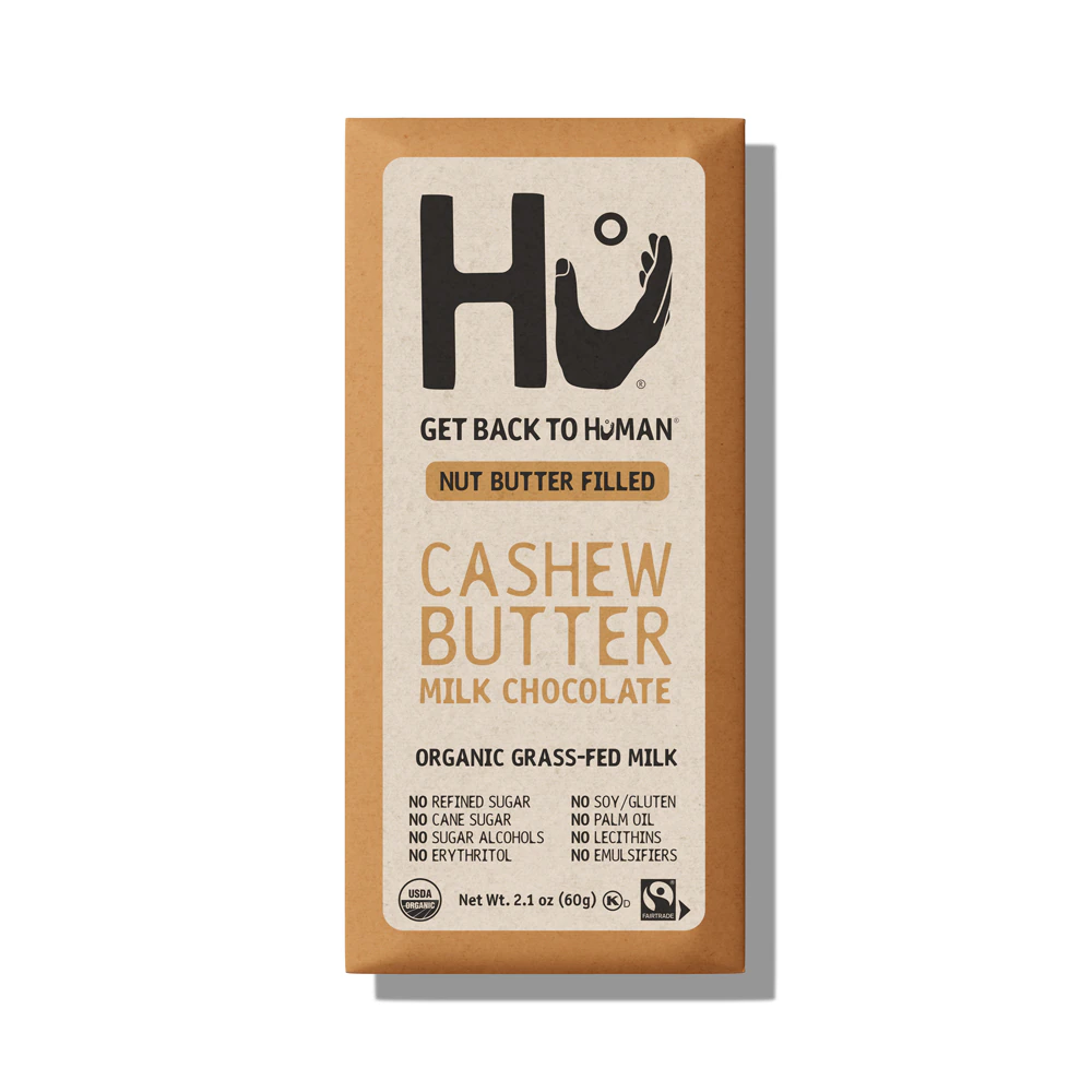 HU Organic Milk Chocolate Bar Cashew Butter -- 2.1 oz