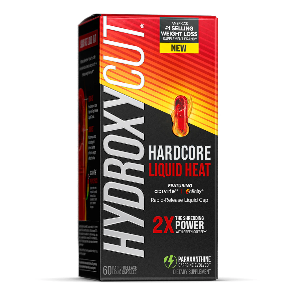 Hydroxycut Hardcore Liquid Heat -- 60 Rapid-Release Liquid Capsules