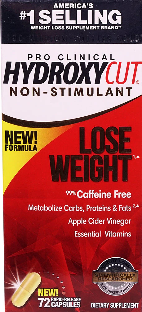 Hydroxycut Pro Clinical Hydroxycut Non-Stimulant -- 72 Rapid Release Capsules