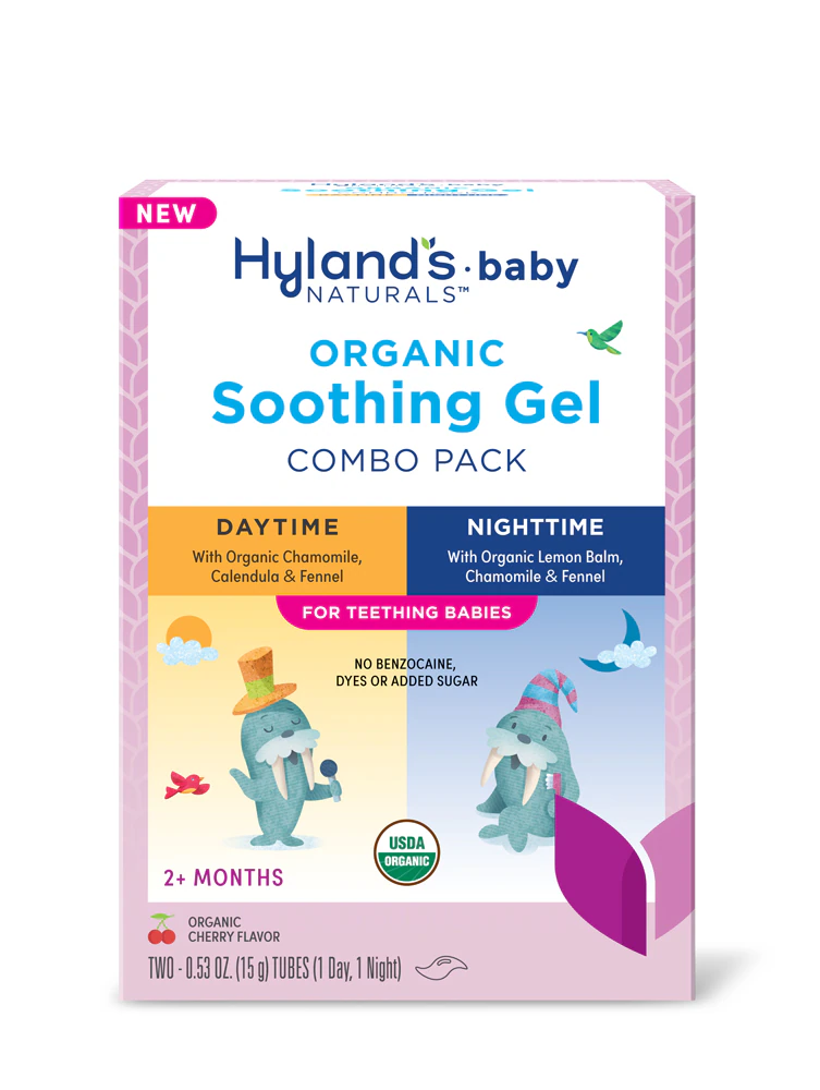 Hyland's Baby Organic Soothing Gel 2+ Months Day+ Night Pack -- 1.06 oz