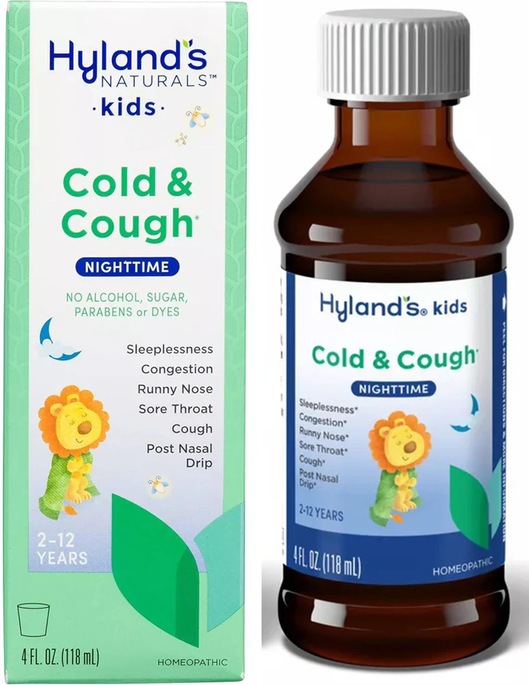 Hyland's Kids Cold & Cough Nighttime Original -- 4 fl oz