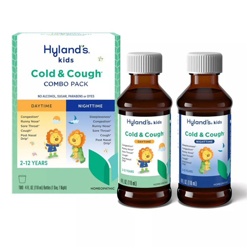 Hyland's Kids Cold 'n Cough Day & Night Value Pack Original -- 8 fl oz