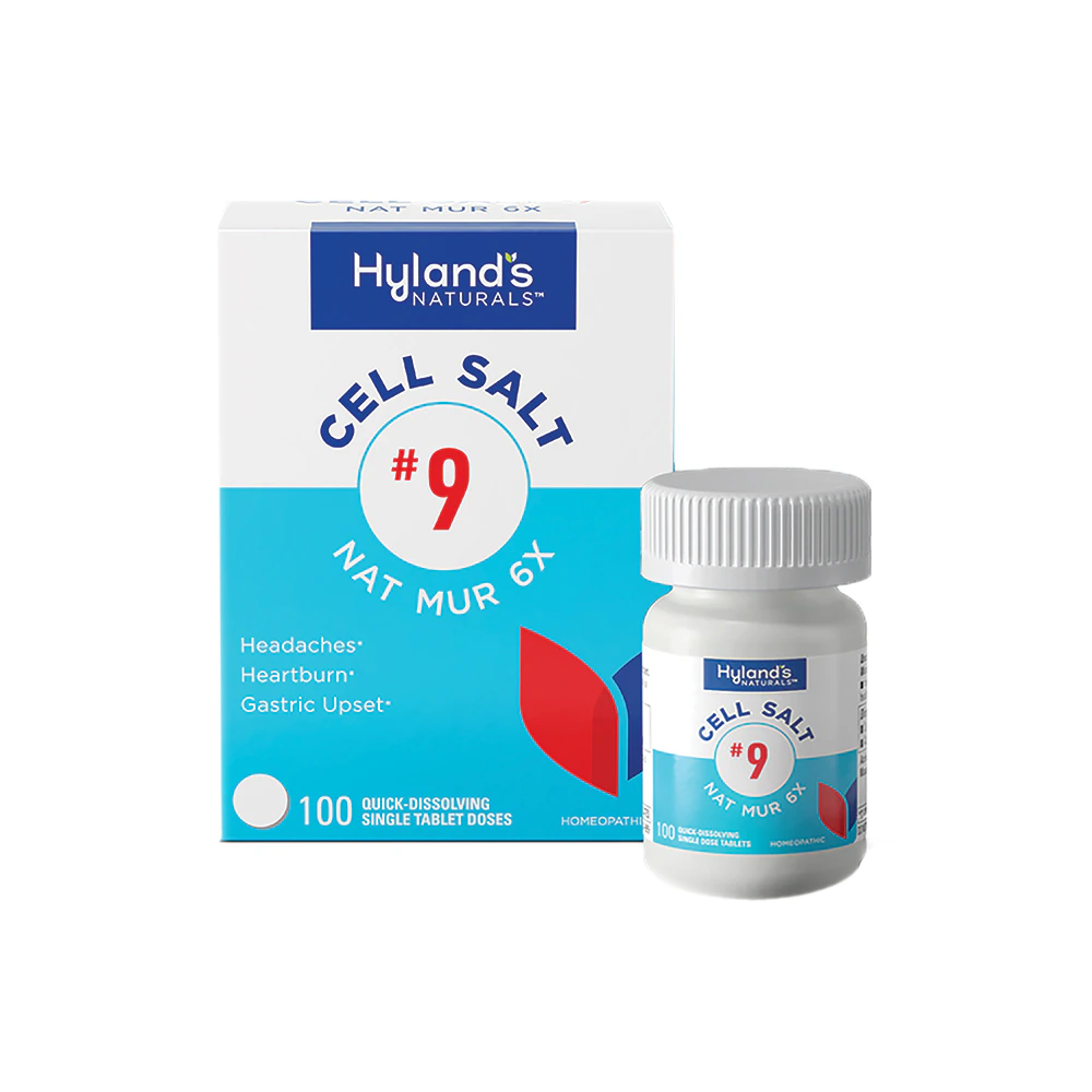 Hyland's Naturals Cell Salt #9 Nat Mur 6X -- 100 Quick Dissolving Tablets