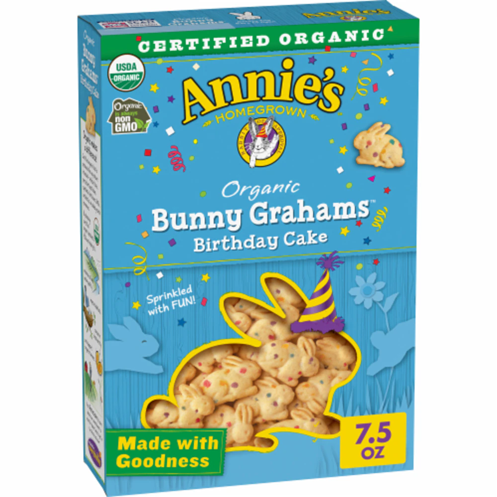 Annie's Organic Bunny Grahams Birthday Cake -- 7.5 oz