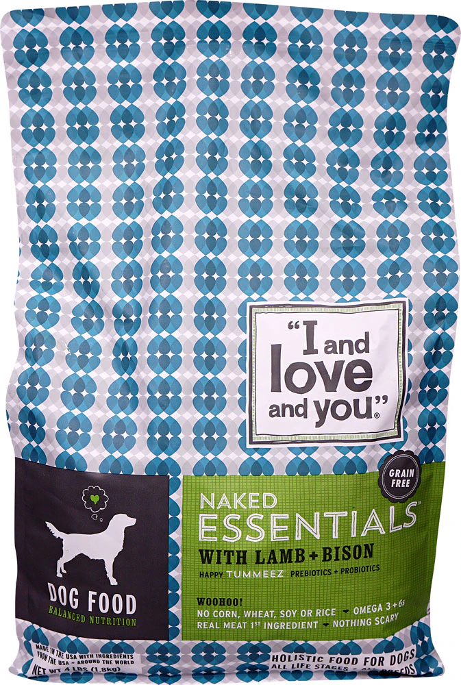 I and Love and You Naked Essentials Dry Dog Food Lamb + Bison -- 4 lbs