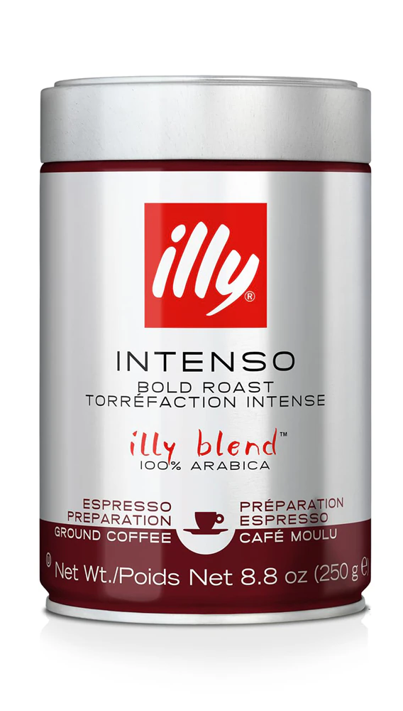 Illy Caffe Ground Espresso Coffee Dark Roast -- 8.8 oz