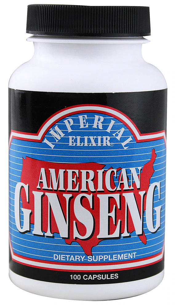 Imperial Elixir American Ginseng -- 100 Capsules