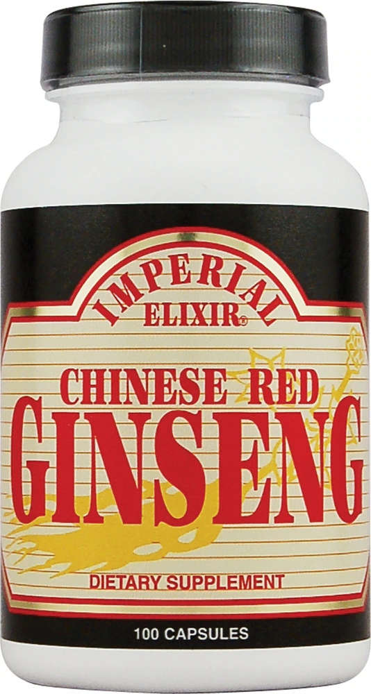 Imperial Elixir Chinese Red Ginseng -- 100 Capsules