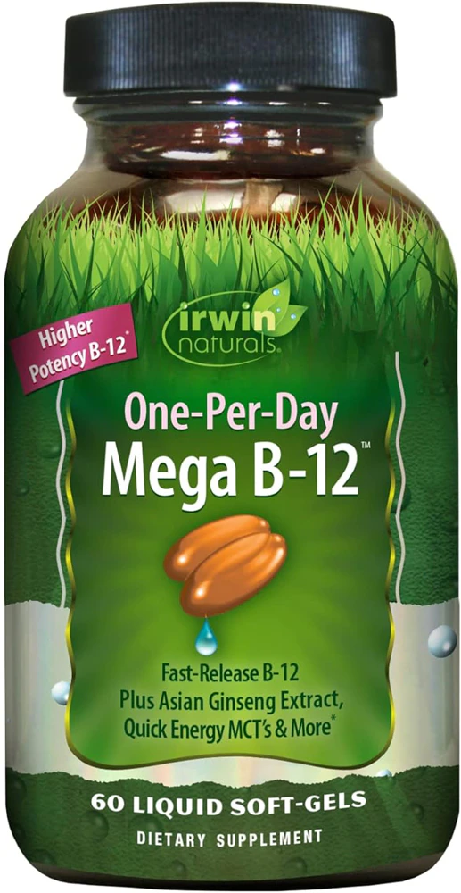 Irwin Naturals Fast-Release B-12 -- 60 Liquid Softgels