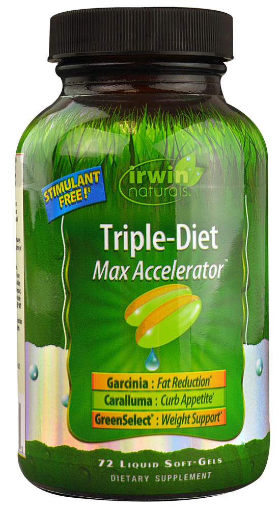 Irwin Naturals Triple-Diet Max Accelerator? -- 72 Liquid Softgels
