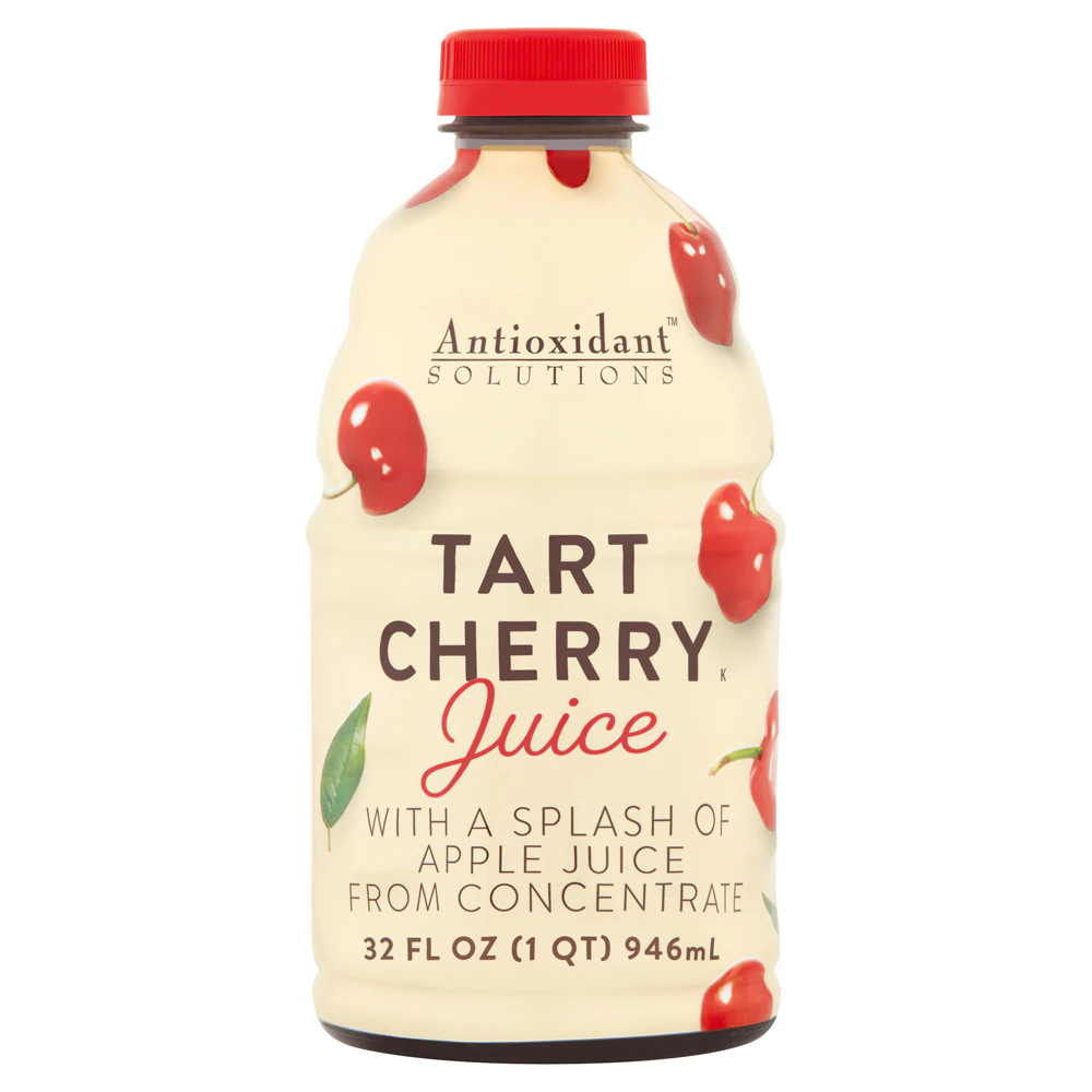 Antioxidant Solutions Non-GMO Juice Tart Cherry with Splash of Apple -- 32 fl oz