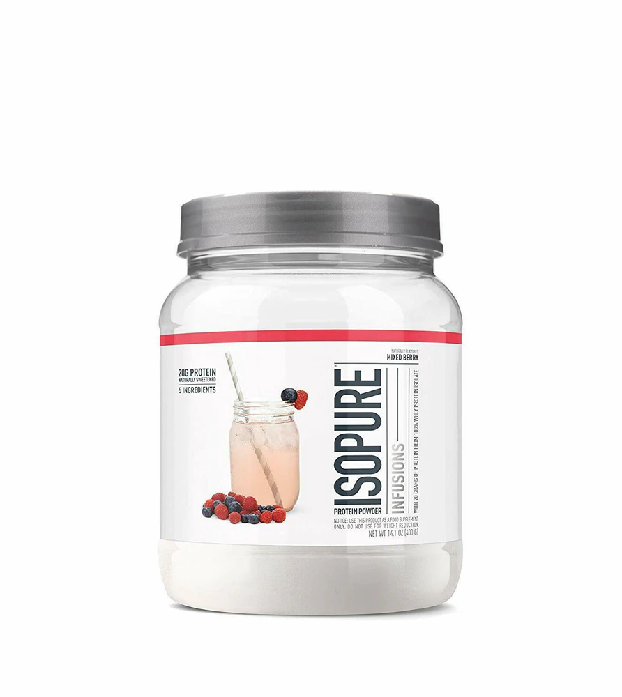 Isopure Fusions Clear Protein Powder Mixed Berry -- 16 Servings