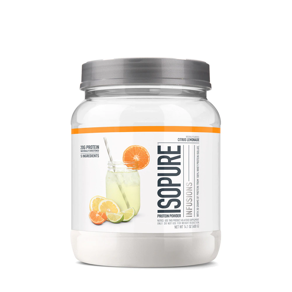 Isopure Fusions Clear Protein Powder Citrus Lemonade -- 16 Servings