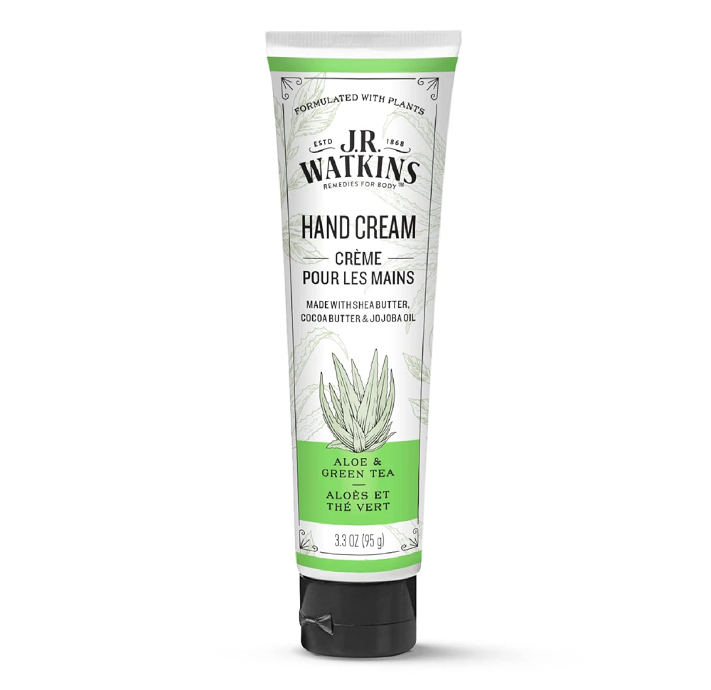 J. R. Watkins Shea Butter Hand Cream Aloe and Green Tea -- 3.3 oz