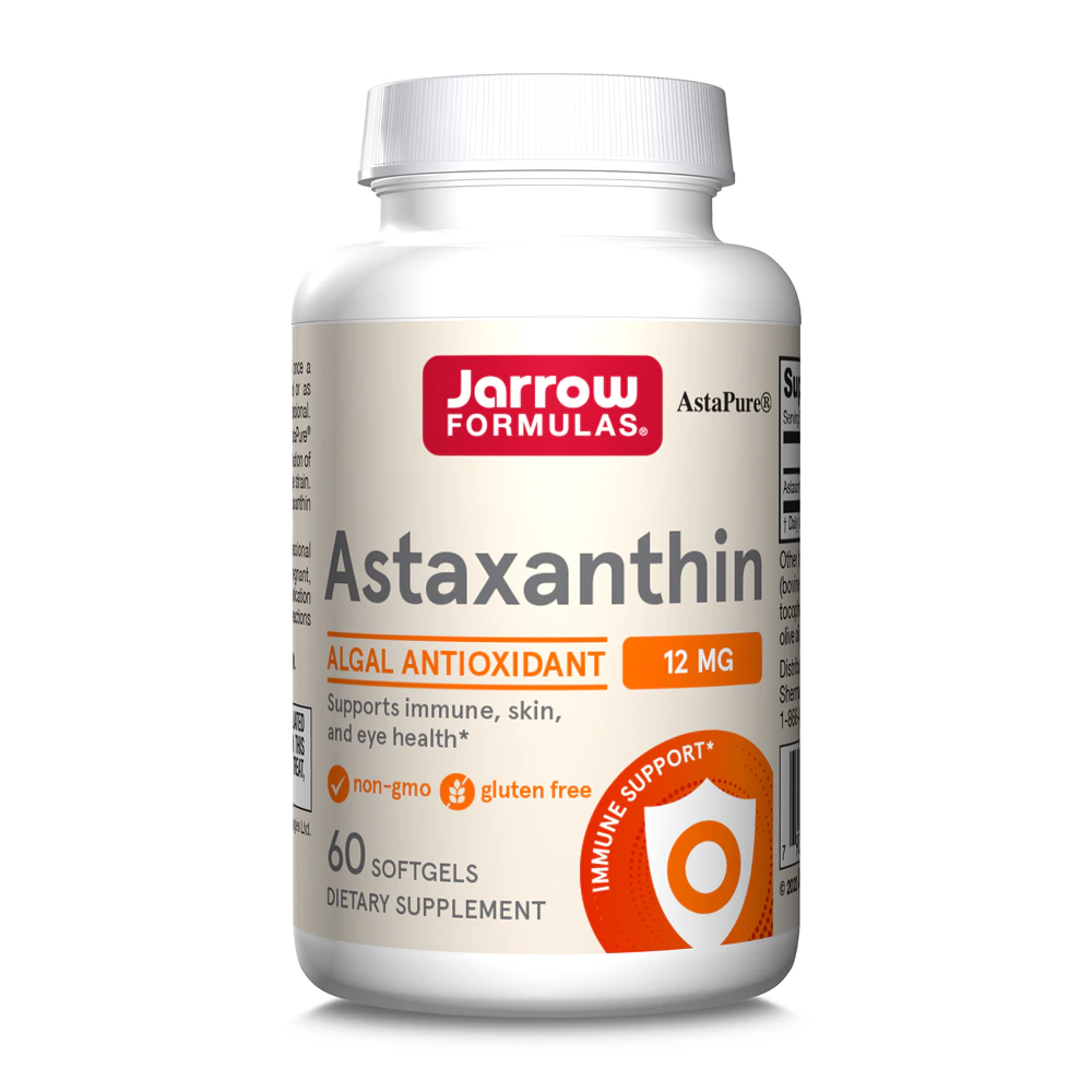 Jarrow Formulas Astaxanthin -- 12 mg - 60 Softgels