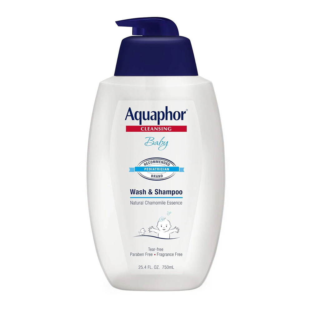 Aquaphor Baby Wash and Shampoo Chamomile -- 25.4 fl oz