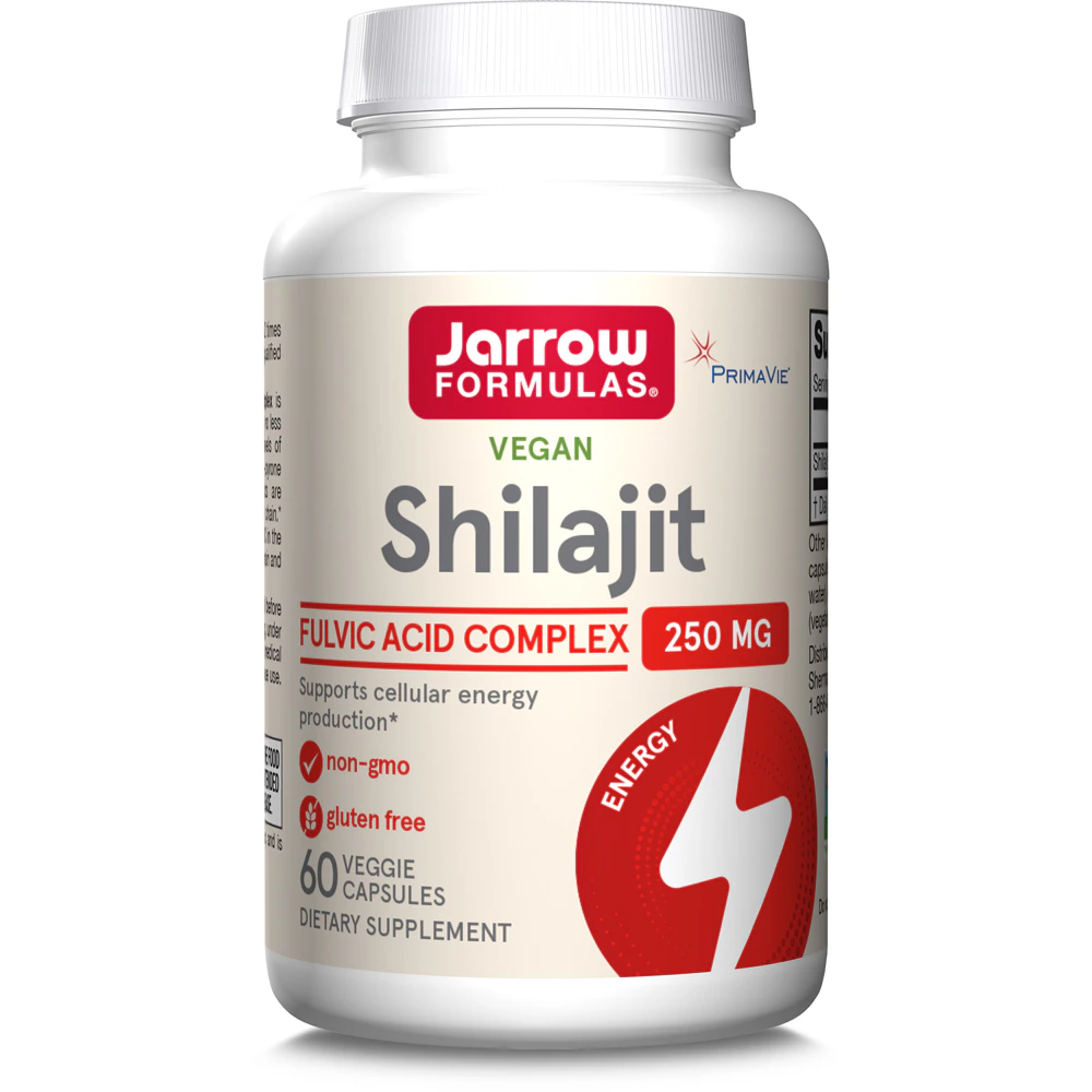 Jarrow Formulas Energy Shilajit Fulvic Acid Complex -- 250 mg - 60 Veggie Capsules