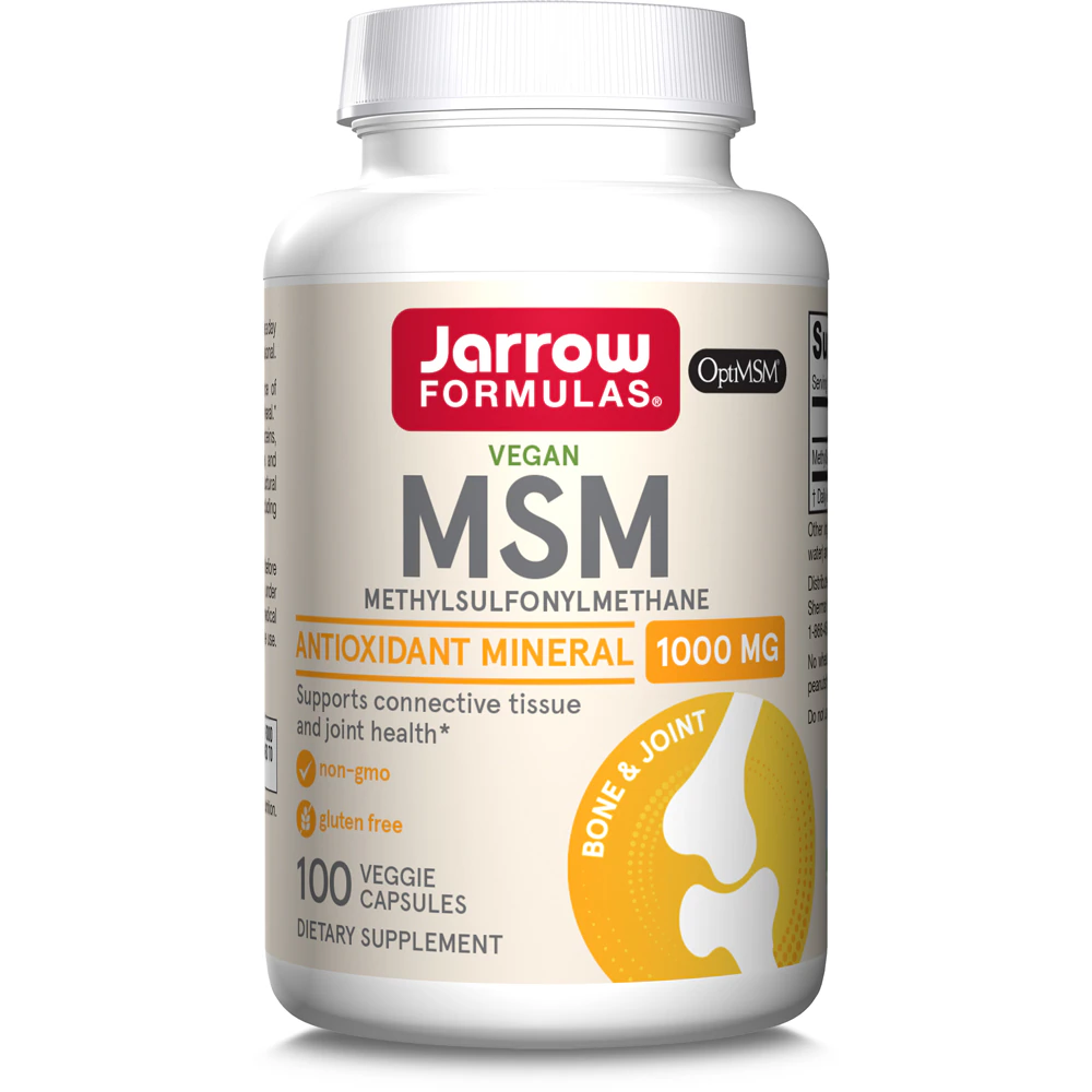Jarrow Formulas MSM -- 1000 mg - 100 Veggie Capsules