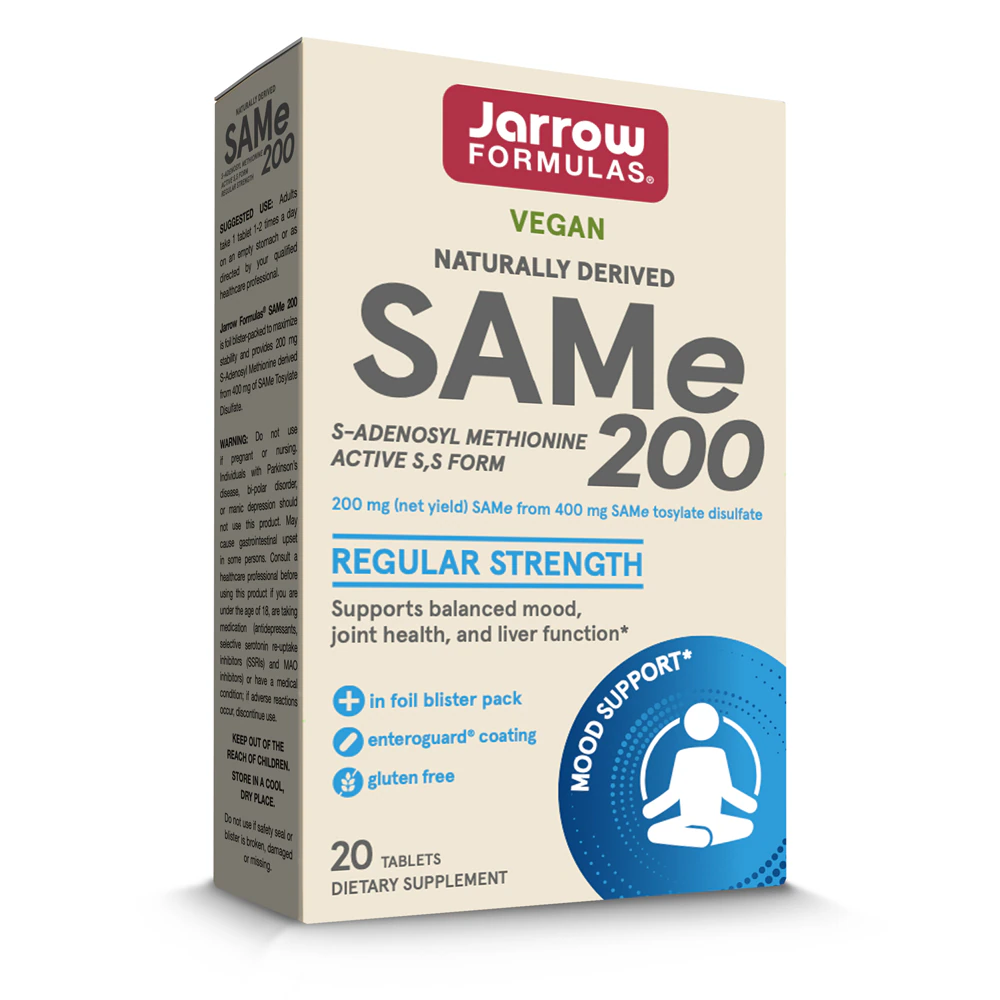 Jarrow Formulas SAMe 200 -- 20 Tablets