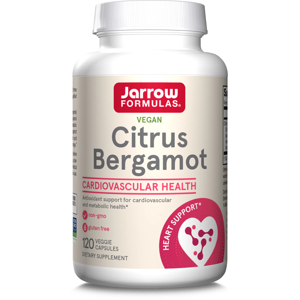 Jarrow Formulas Vegan Heart Support Citrus Bergamot -- 120 Veggie Caps