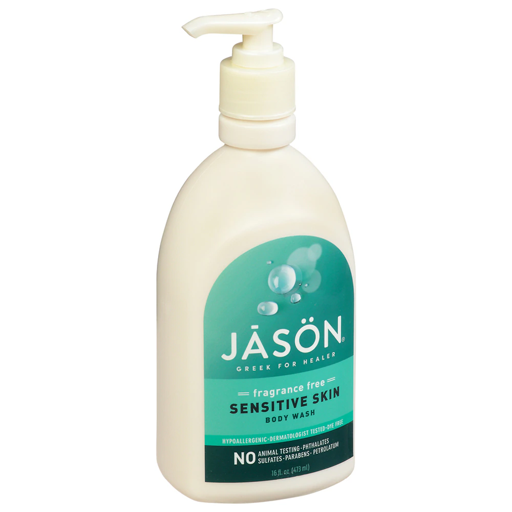 Jason Body Wash Sensitive Skin Fragrance Free -- 16 oz
